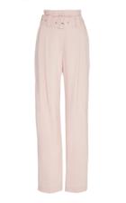 Lapointe Belted Stretch-crepe Pants