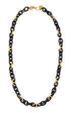 Ashley Pittman Meli Dark Horn Necklace