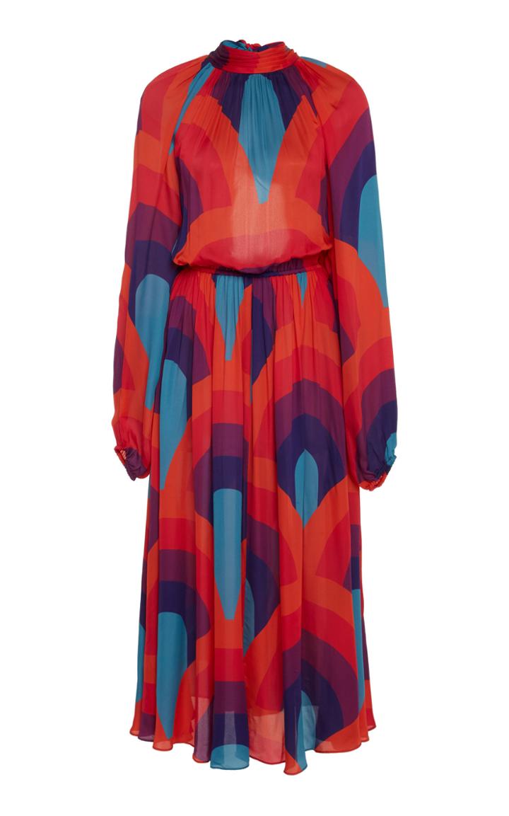 Rhode Mai Georgette Midi Dress
