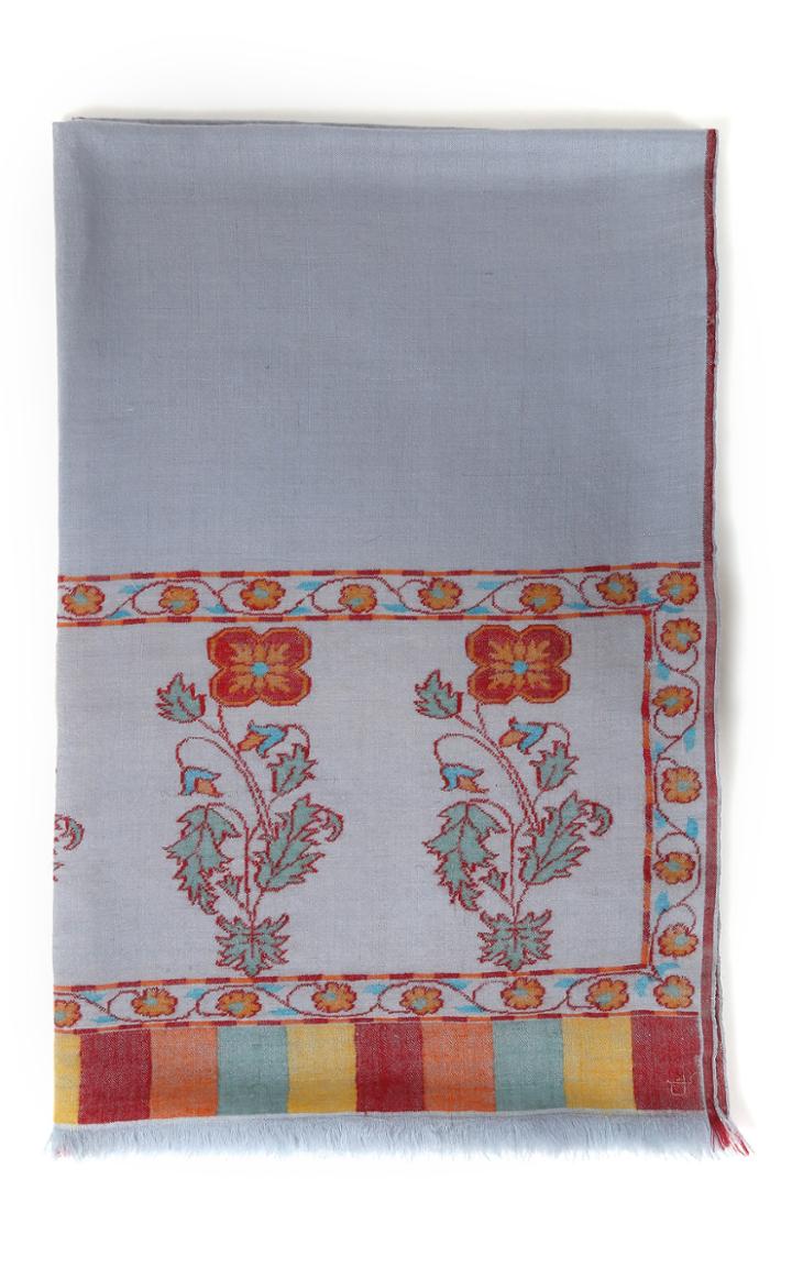 Kashmir Loom Kani Mughal Buta Shawl