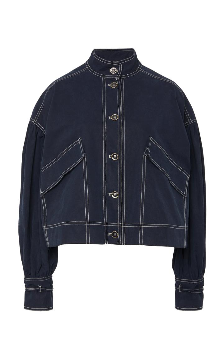 Ulla Johnson Cody Cotton Blend Boxy Jacket