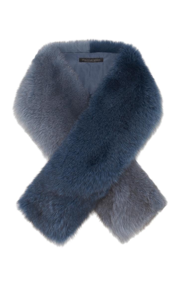 Moda Operandi Pologeorgis The Two-tone Fox Scarf