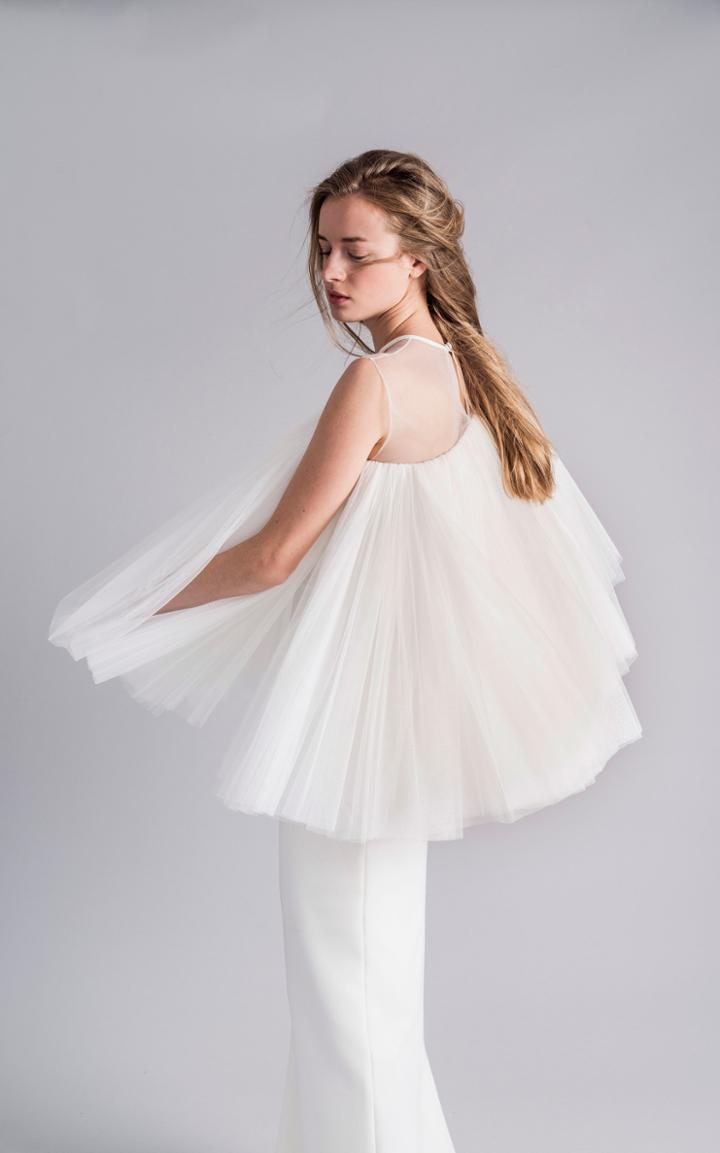 Moda Operandi Sophie Et Voila Tulle One-shoulder Top Size: 34