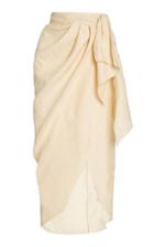 Johanna Ortiz Map Reader Linen Wrap Skirt