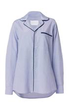 Leal Daccarett Pijama Cotton-poplin Button-up Shirt