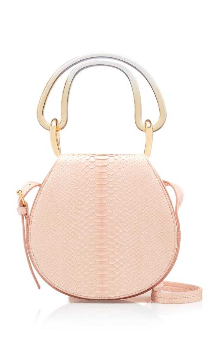 Marni Melville Python-print Leather Clutch
