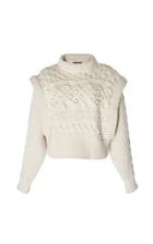 Isabel Marant Milane Layered Cable Knit Sweater