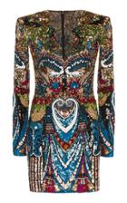 Zuhair Murad Matsuri Tulle Slim Mini Dress