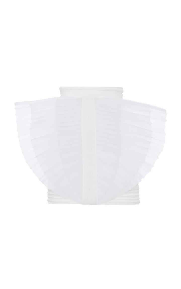Balmain Pleat-detail Knit Skirt