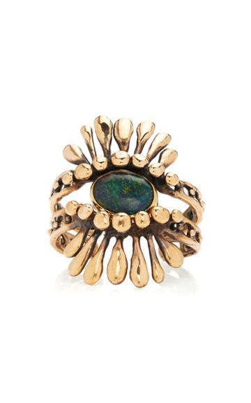 Moda Operandi Lisa Eisner Australian Black Opal Headdress Cuffs