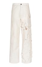 Marni Distressed Relaxed Fit Trousers