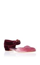 Manolo Blahnik Joplin Velvet Flat