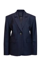 Lake Studio Structured Single-breasted Wool Blazer