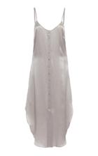 Moda Operandi Sablyn Finley Buttoned Silk Midi Dress Size: Xs