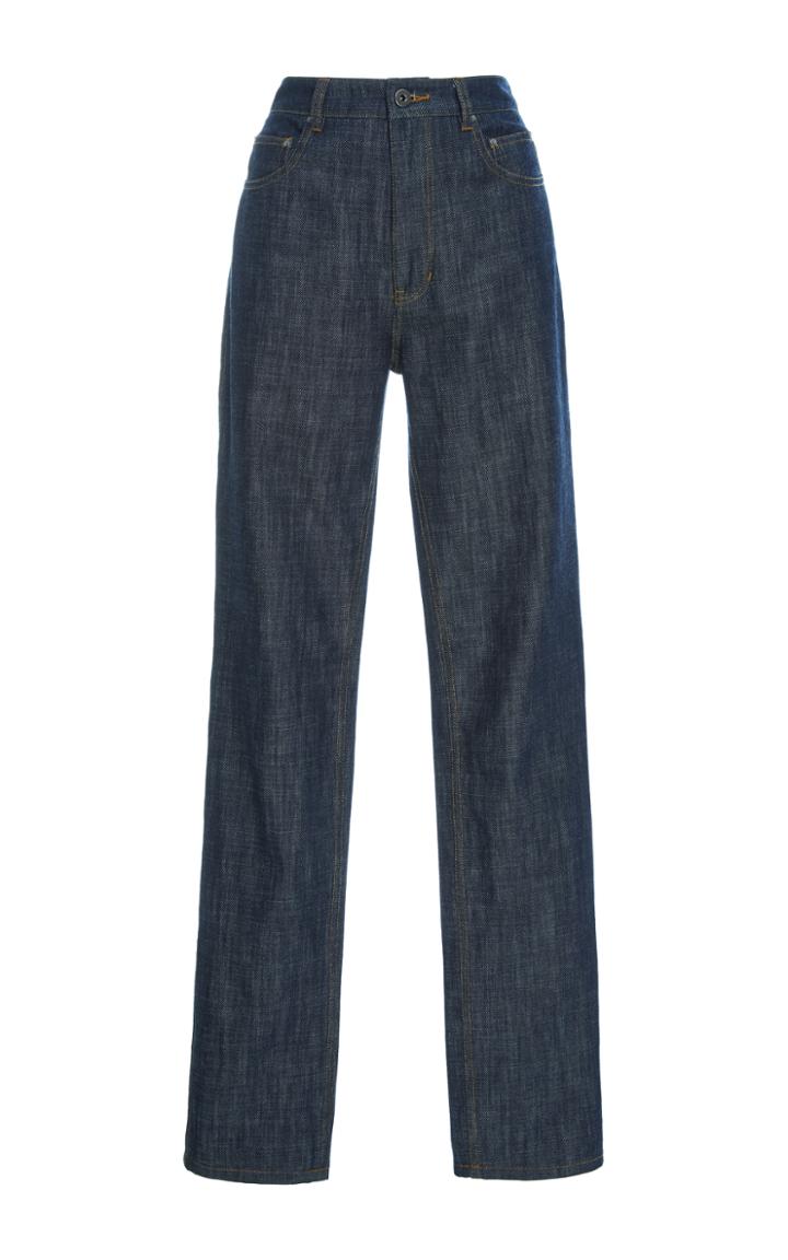 Tibi Raw Denim Trish Jean