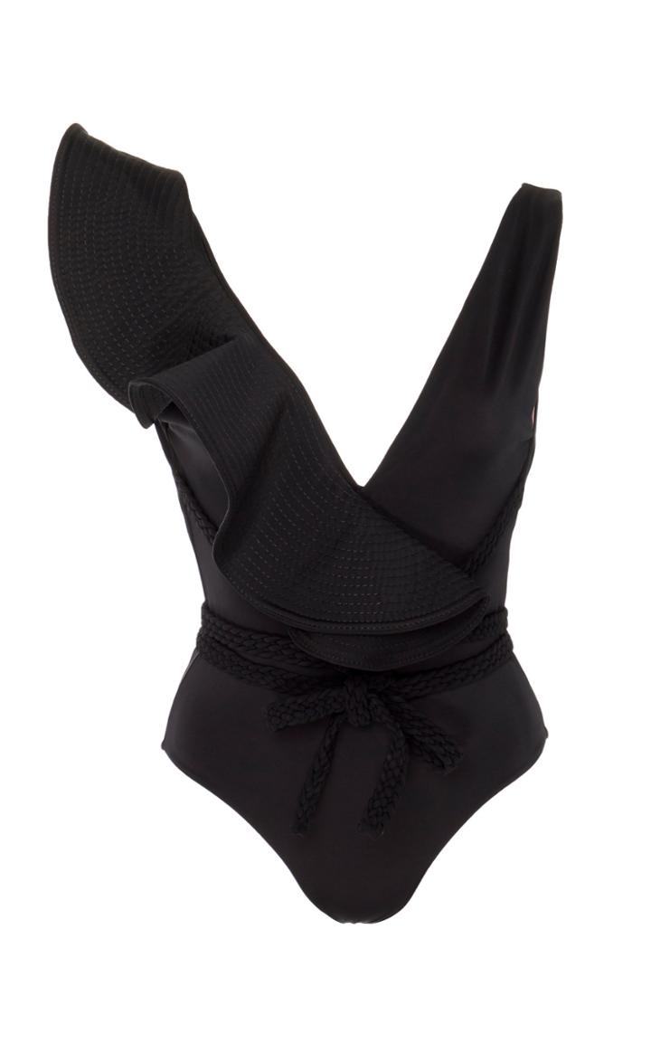Moda Operandi Johanna Ortiz Fanciful Ruffled Swimsuit Size: M