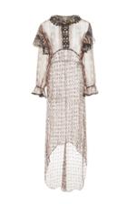 Anna Sui Lurex Jacquard Dress