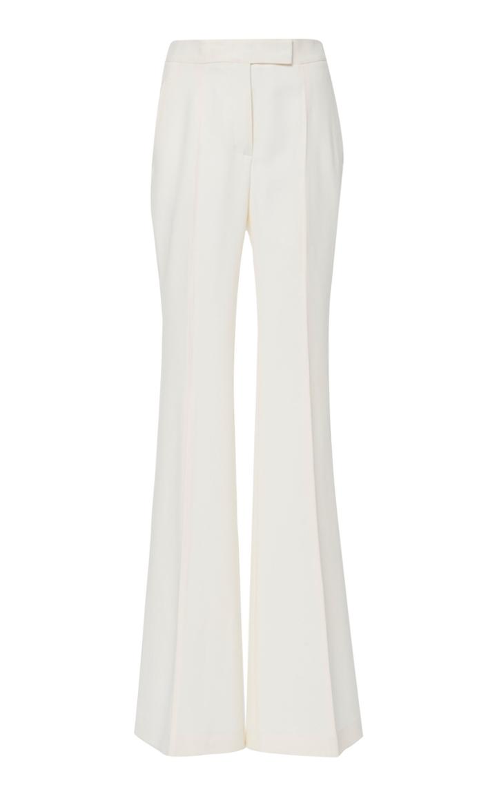 Gabriela Hearst Leda Silk And Wool Flared Pants