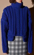 Antonio Berardi Midi Checkered Skirt