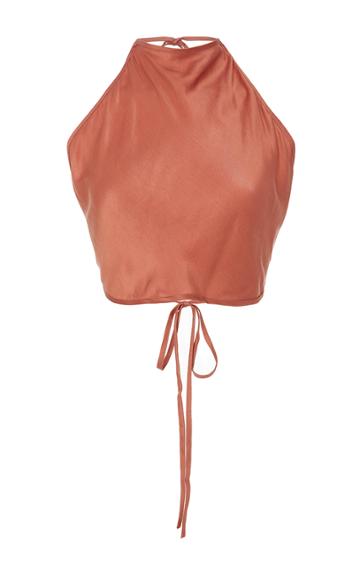 Awaveawake Cropped Halter Top