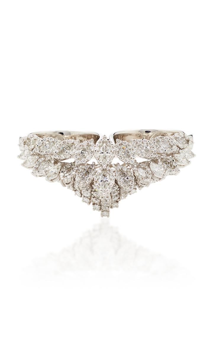 Yeprem Chevalier Double Diamond Ring
