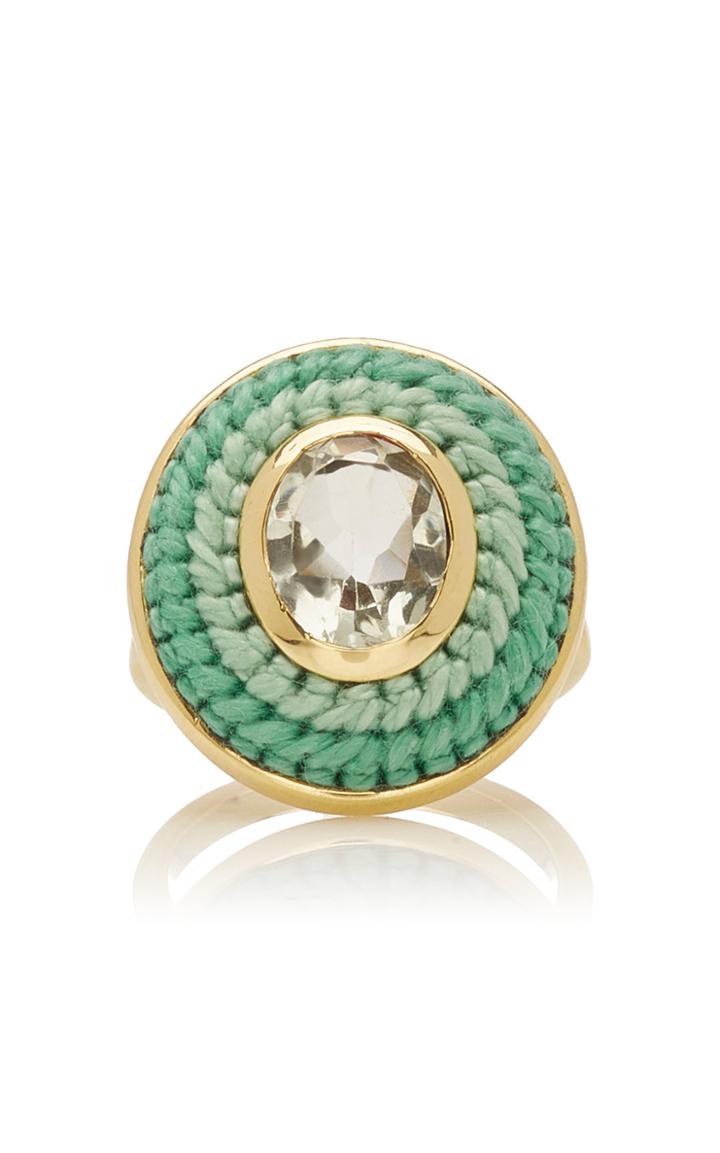 Moda Operandi Maria Frering Dgrad Mint Oval Ring
