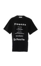 Proenza Schouler Pswl Graphic Printed Lightweight Jersey T-shirt