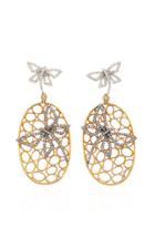 Wendy Yue Butterfly Lace Earrings