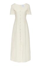 Rebecca De Ravenel Lots Of Love Button-front Midi Dress