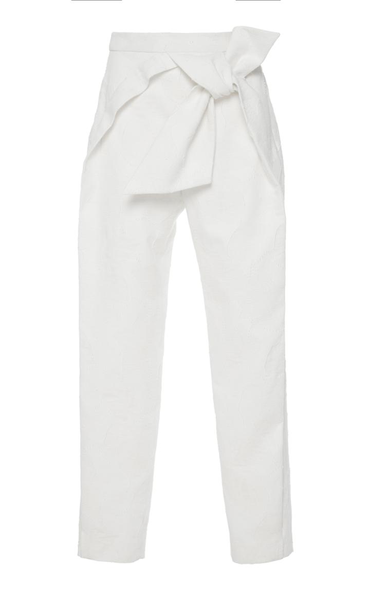Delpozo Tapered Bow Pant