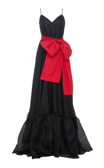 Novis Westmore Ruffle And Bow Gown