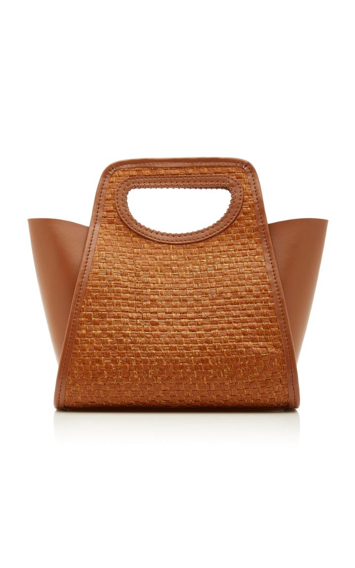 Elleme Cupidon Small Raffia Top Handle Tote