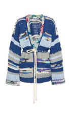 Etro Silk-trimmed Crocheted Cotton And Linen-blend Cardigan