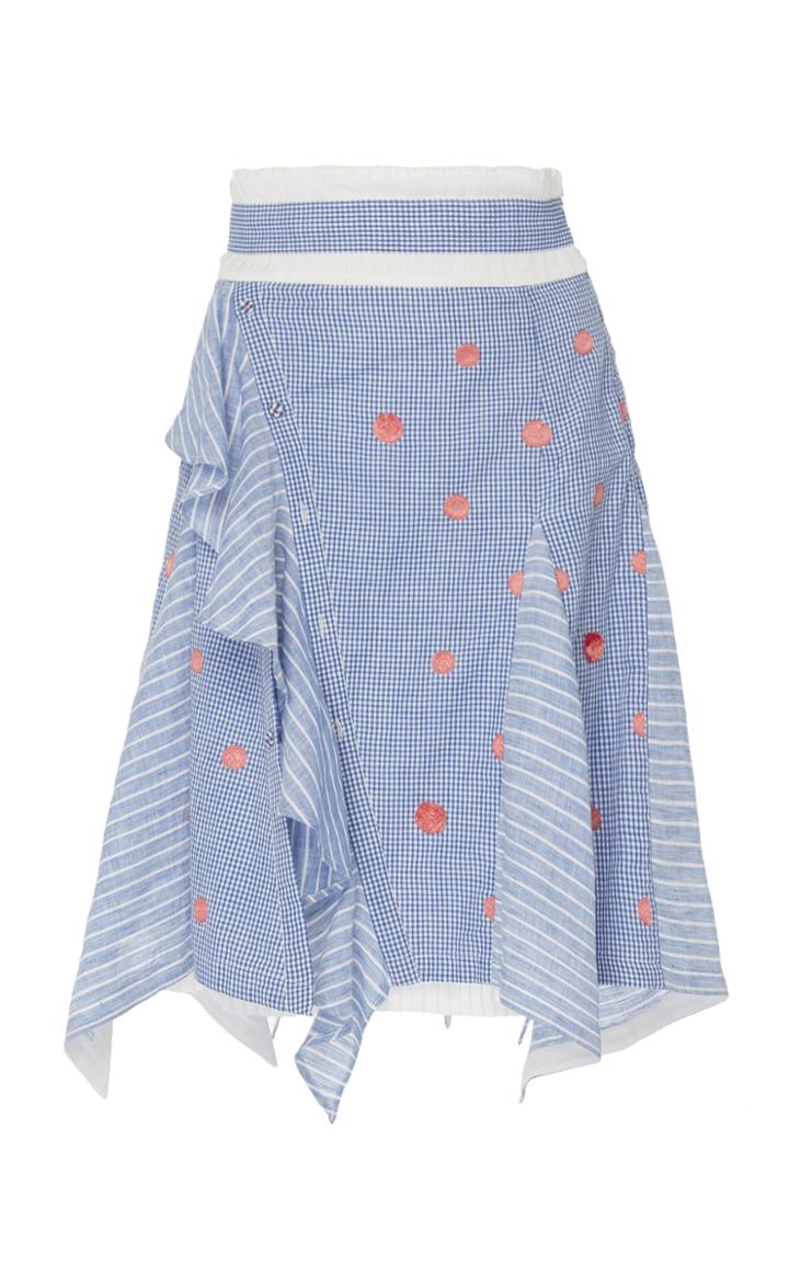 Rahul Mishra Photon Stripe Skirt