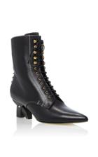 Loewe Lace-up Leather Ankle Boots