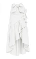 Rodarte Ruffle Leather Skirt