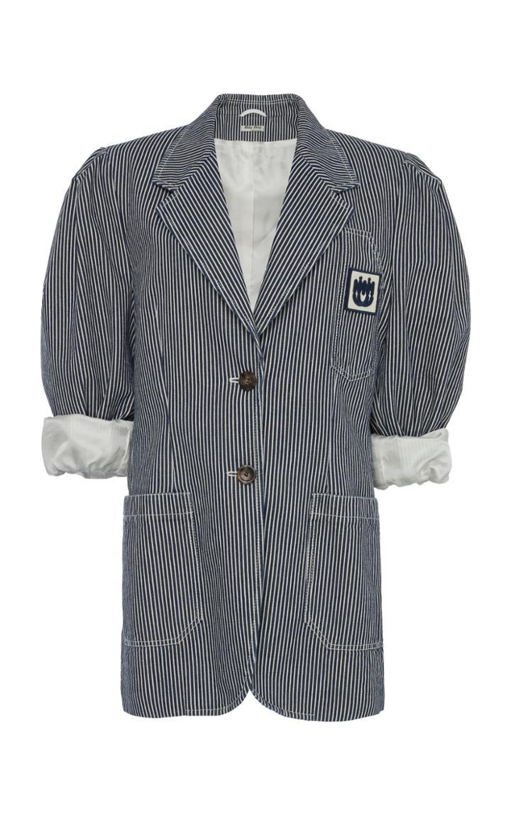 Miu Miu Striped Blazer