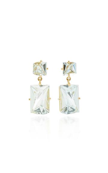 Misui 18k Gold Aquamarine Earrings