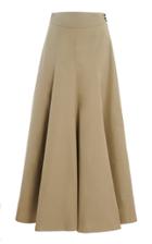 Three Graces London Amelina High-rise Cotton Skirt