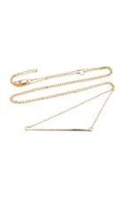Aurate M'o Exclusive: Gold Bar Necklace