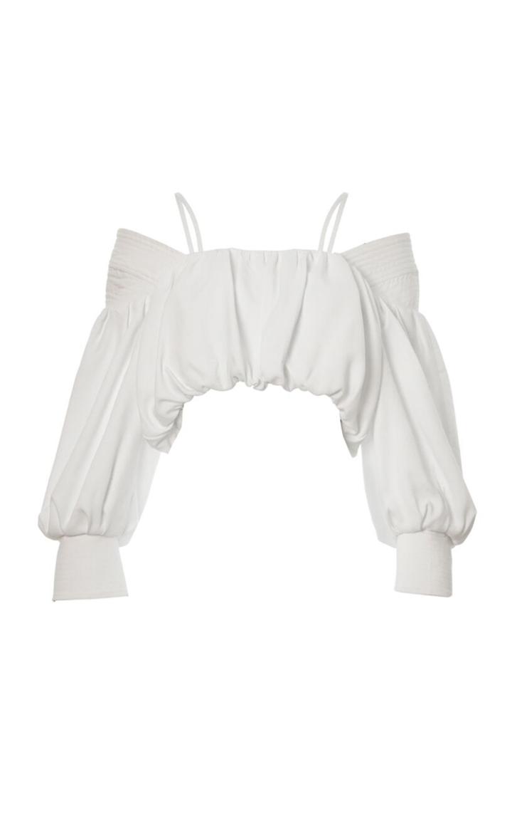 Lilly Sarti Light Ruffle Crepe Blouse