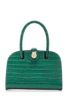 Manu Atelier Ladybird Micro Croc-effect Leather Bag