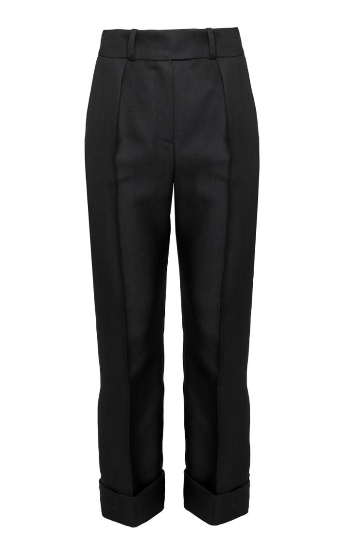 Alexandre Vauthier Straight-leg Cropped Wool Pants