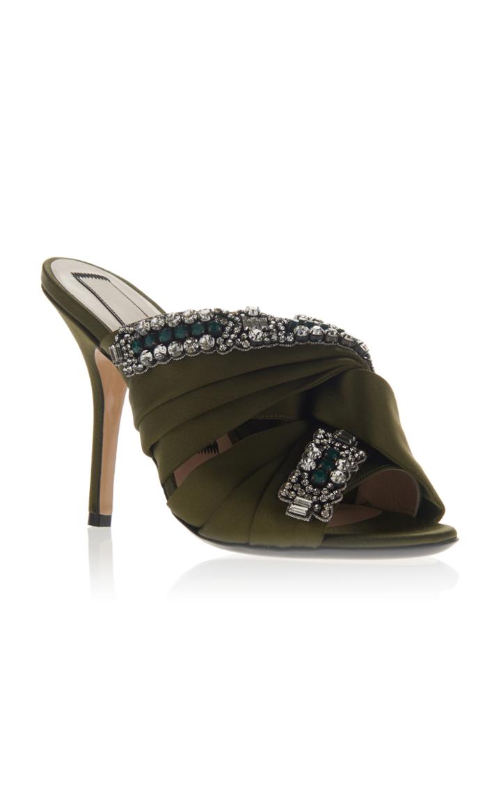N 21 N&deg;21 Knotted Crystal Embellished Sandal