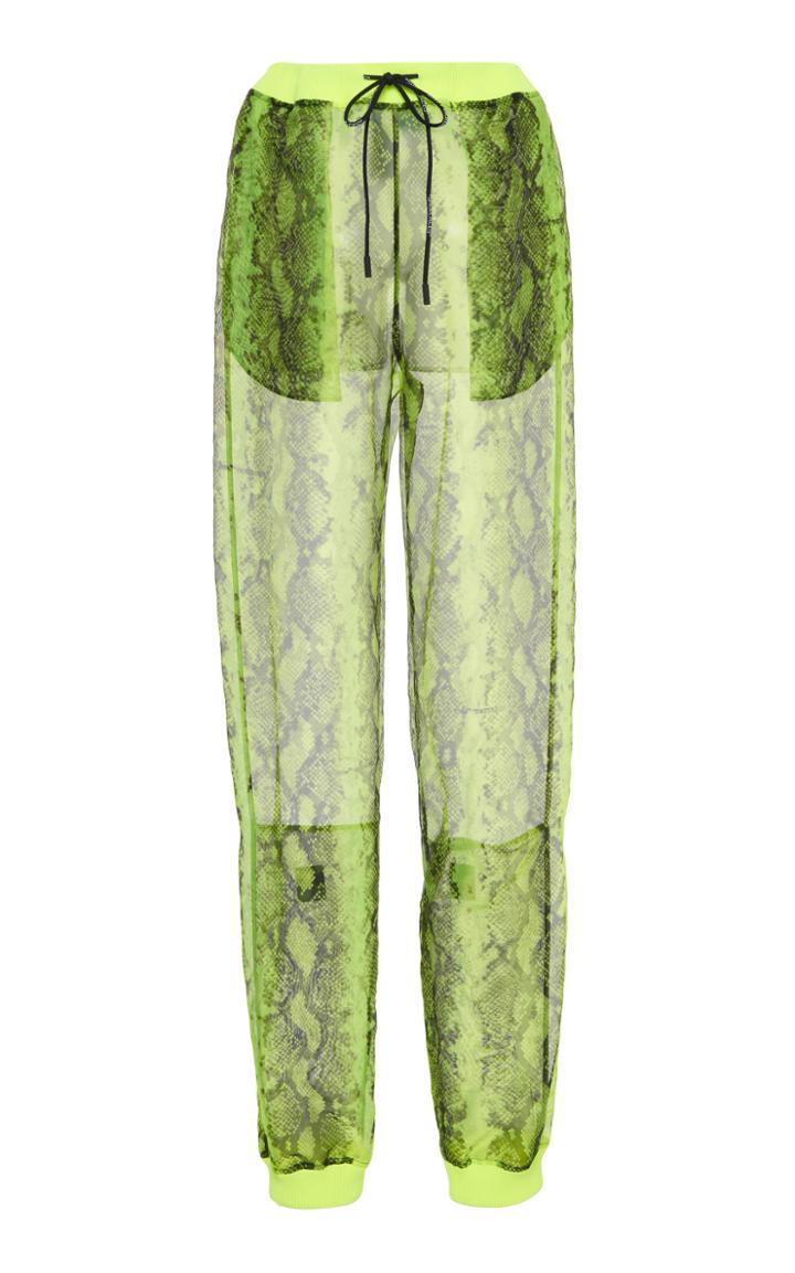 Off-white C/o Virgil Abloh Snakeskin High-rise Jogger Pants
