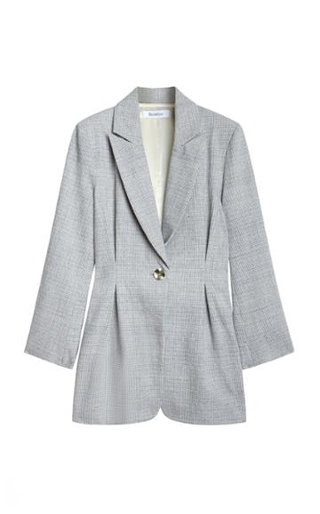 Moda Operandi Rodebjer Zora Checked Cotton-blend Blazer