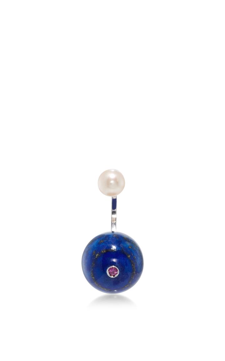 Delfina Delettrez Stone-edge Piercing Earring