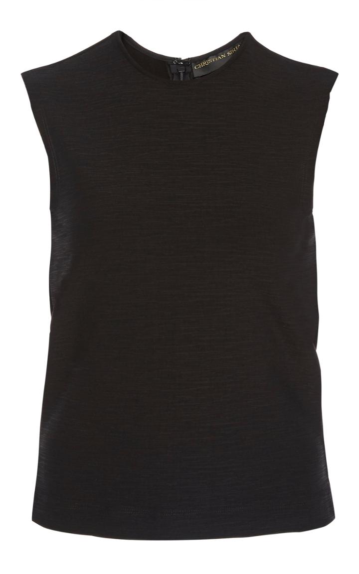 Moda Operandi Christian Siriano Sleeveless Crepe Top Size: 2