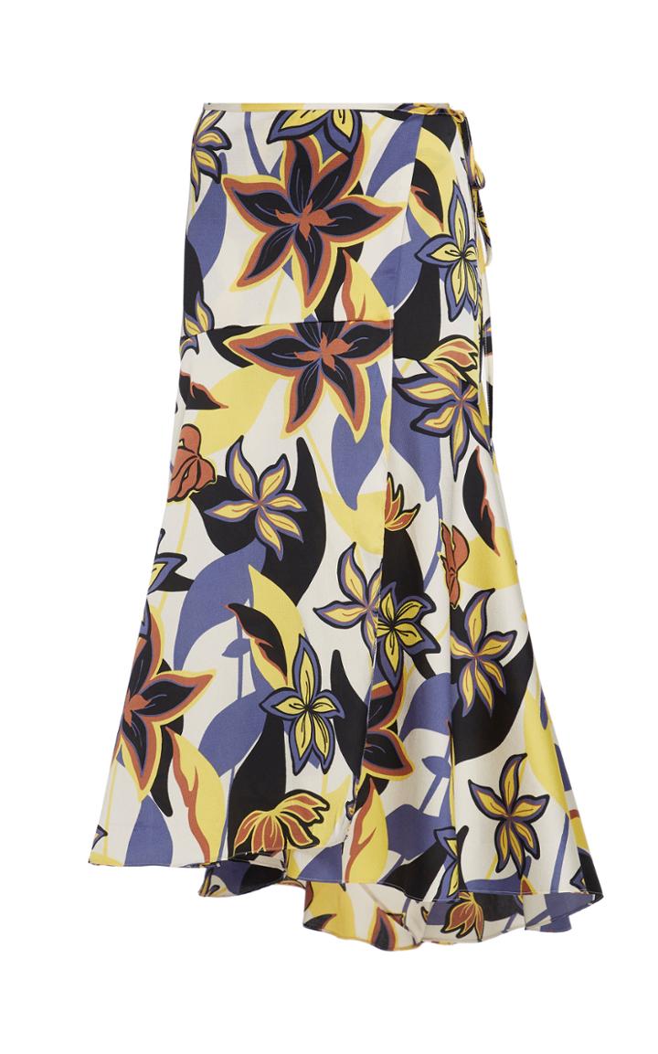 Alexis Gavriel Floral Midi Skirt