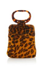 Edie Parker Leopard-print Calf Hair Box Bag